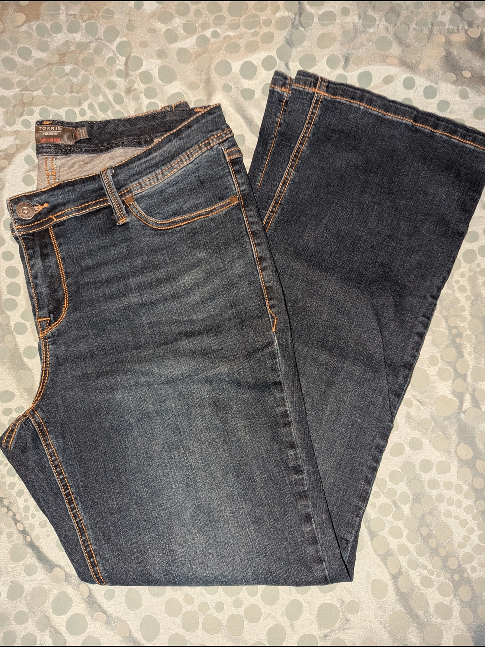 Torrid Dark Indigo Boot-Cut Jeans Woman's Plus Size 14R